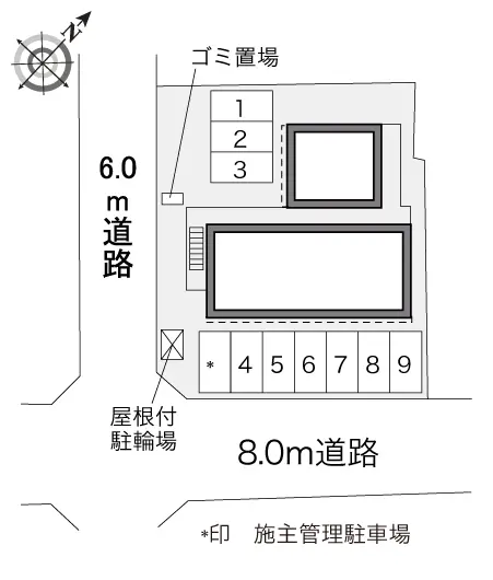 札幌市西区発寒十一条１１丁目 月極駐車場